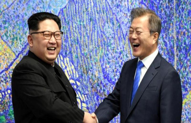 kic jong un and moon jae