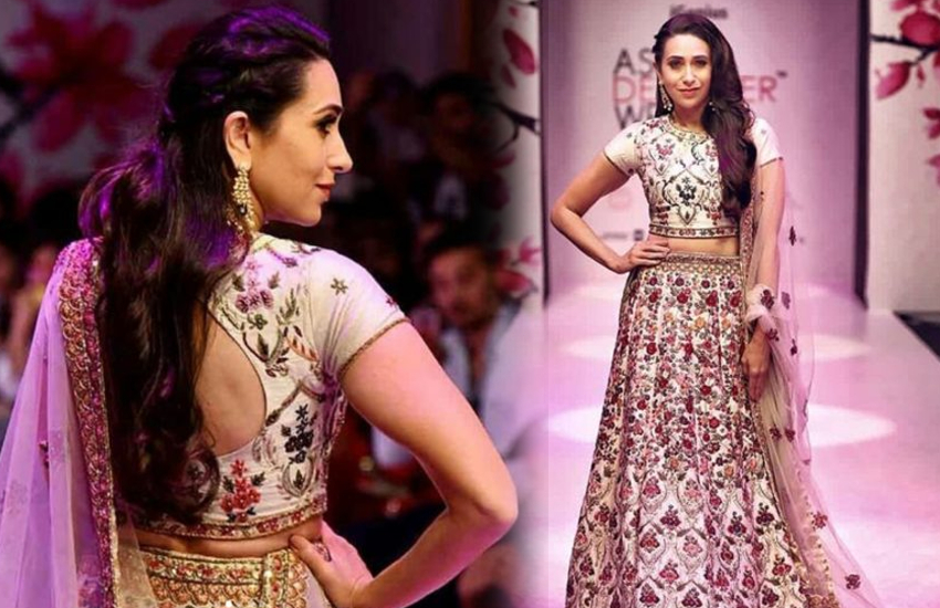 Karisma Kapoor in Sabyasachi Lehenga For Sonam Kapoor's Wedding