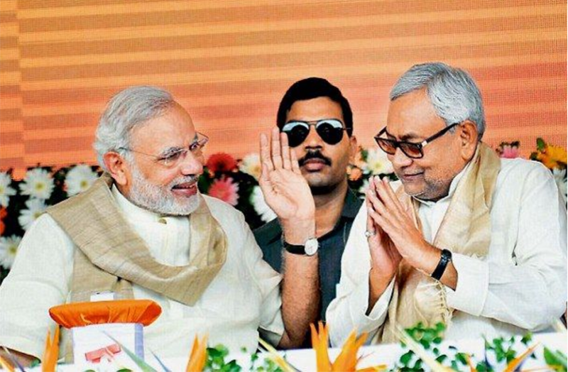 nitish kumar and pm modi