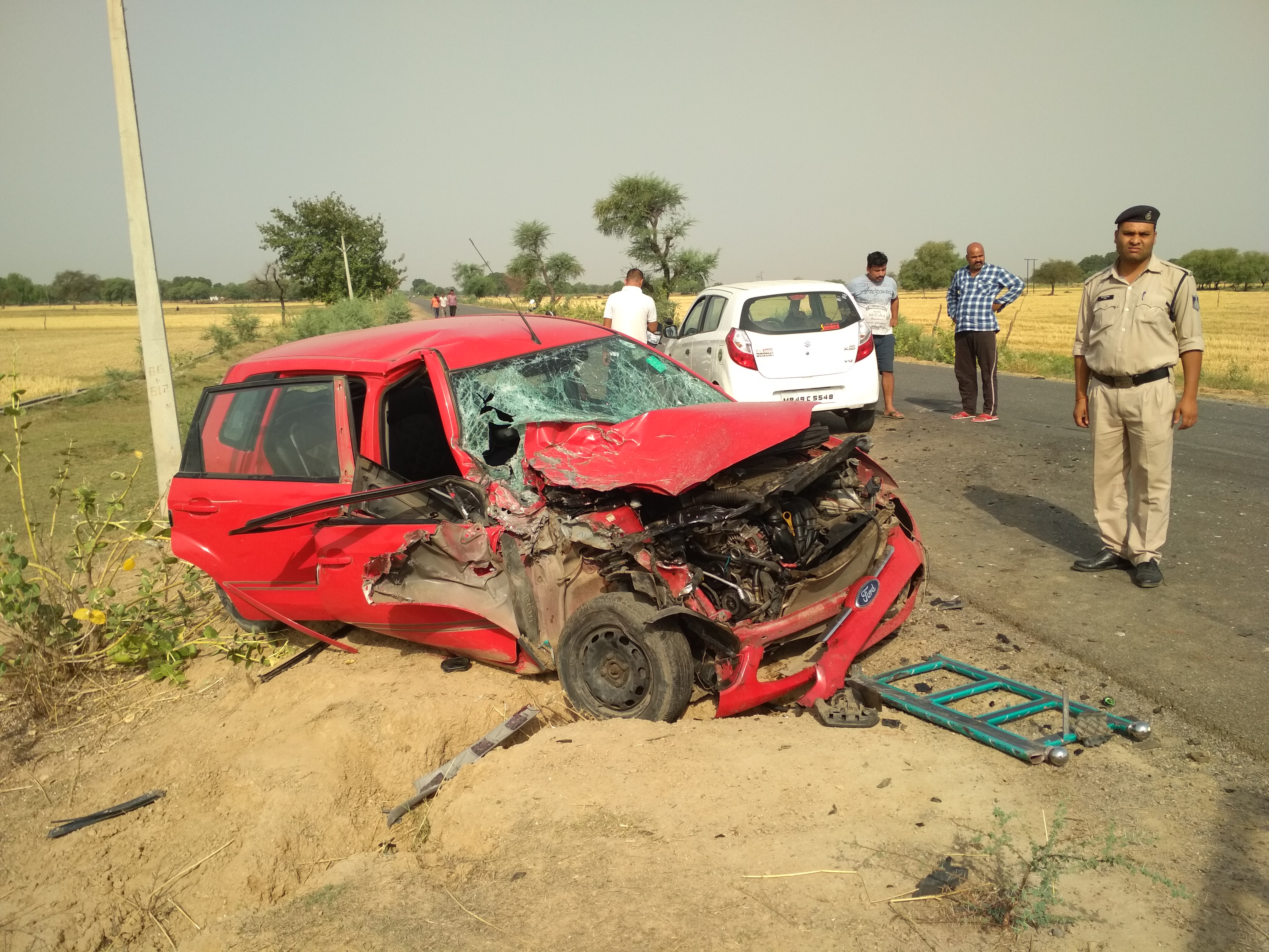 BJP leade,BJP leade dead,BJP leade dead in accident,datia BJP leader dead,datia news