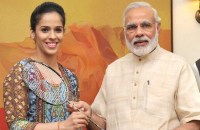 Saina With Pm modi 