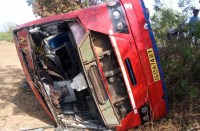 स्टेयरिंग फेल होने से हुआ हादसा