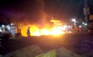 Fire on the road, know what happened again