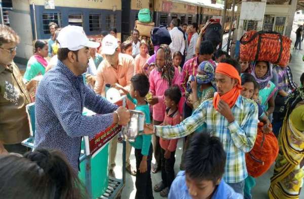 Provided free cold water