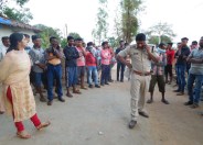 Police on the spot