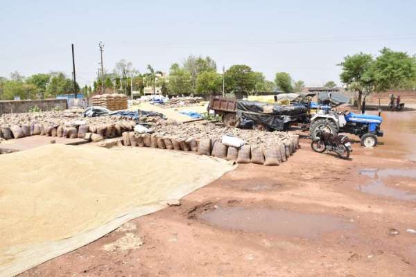 किसानों की मेहनत पर पड़ा पानी, देखें इन तस्वीरों में