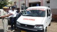 police took action against private ambulance drivers in city