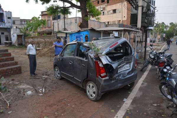 Alwar storm : Photos of heavy storm in alwar