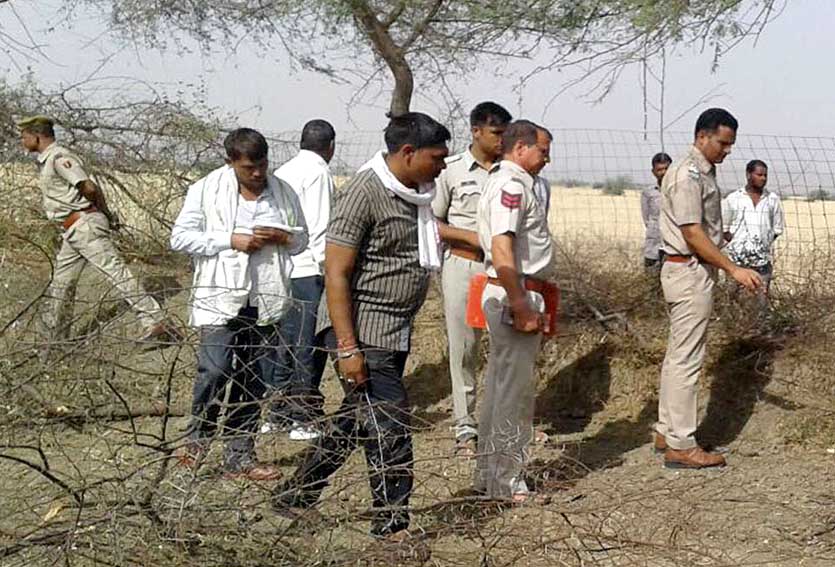 घटना स्थल का जायजा