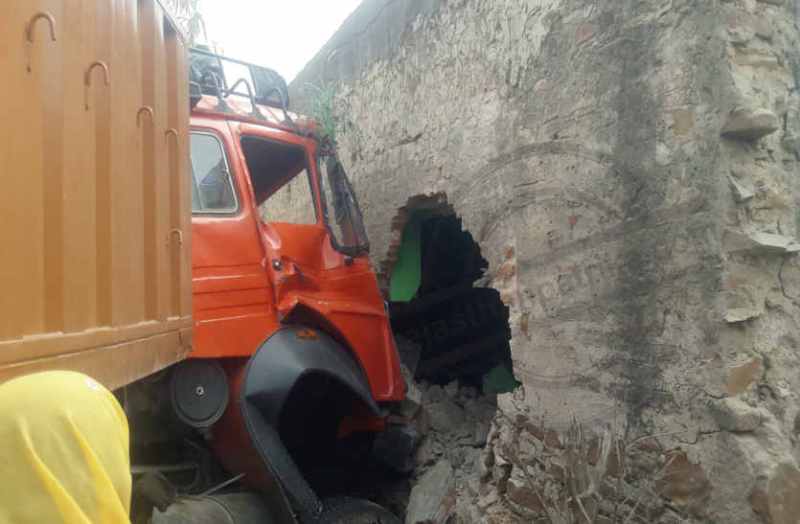 Road accident in bhilwara