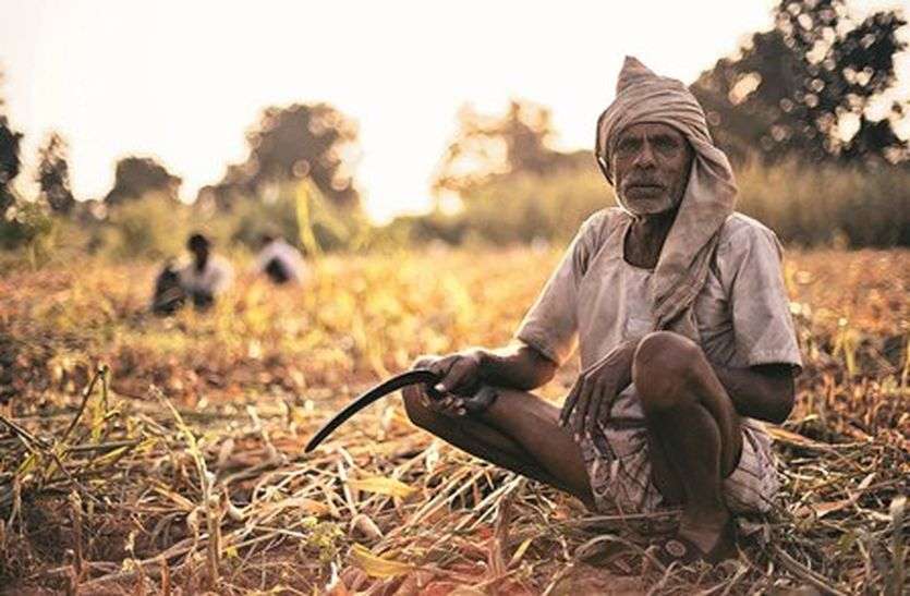 sad farmers waiting for relief