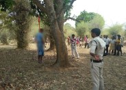 Farmer hanging
