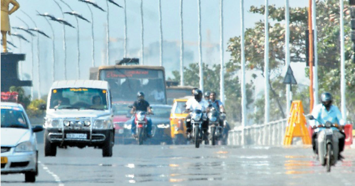 Chennai, Tamil Naduheat, rising,  state, sunny day, tiring, roads, empty, day,