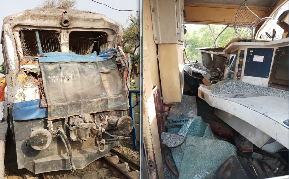 big Rail Accident: Chirmiri Fast Passenger and truck collision in rewa