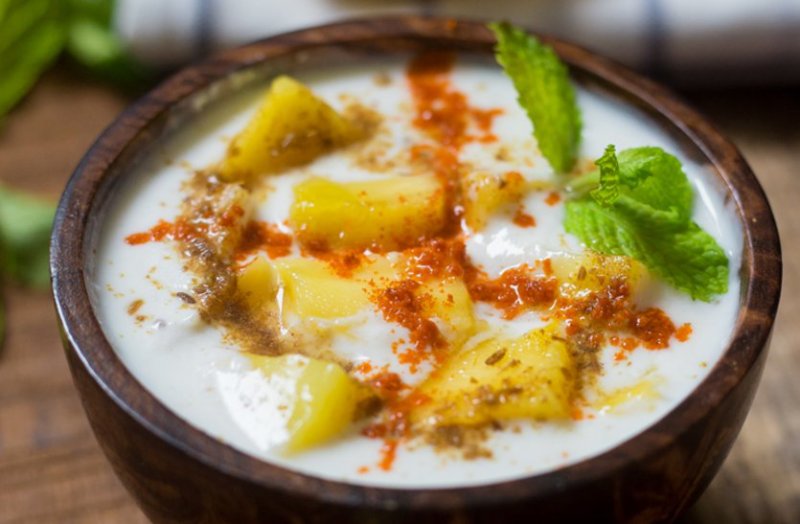 mango mint raita