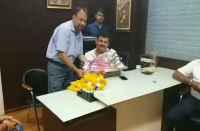 Rampal Sharma Congress District President in bhilwara