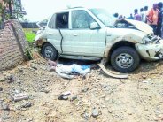four died and three Injured in allahabad-rewa road accident