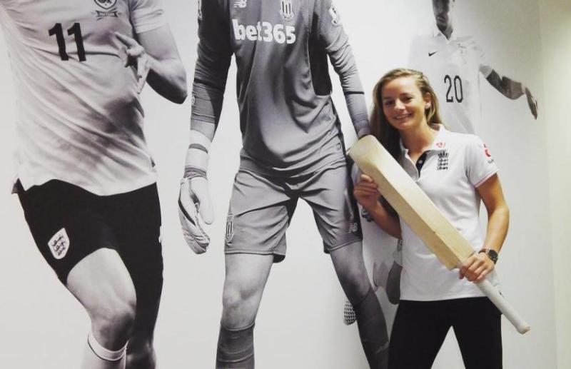 ENGLISH CRICKETER Danielle Wyatt