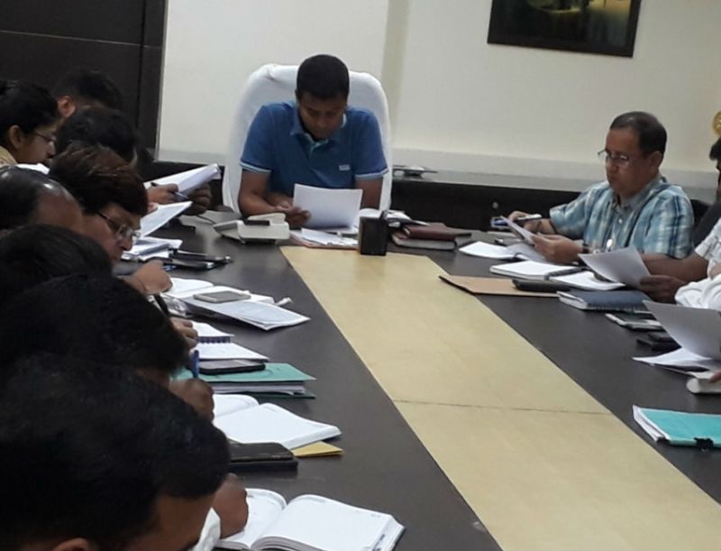 DM Gaurav dayal meeting