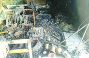 fire in shop