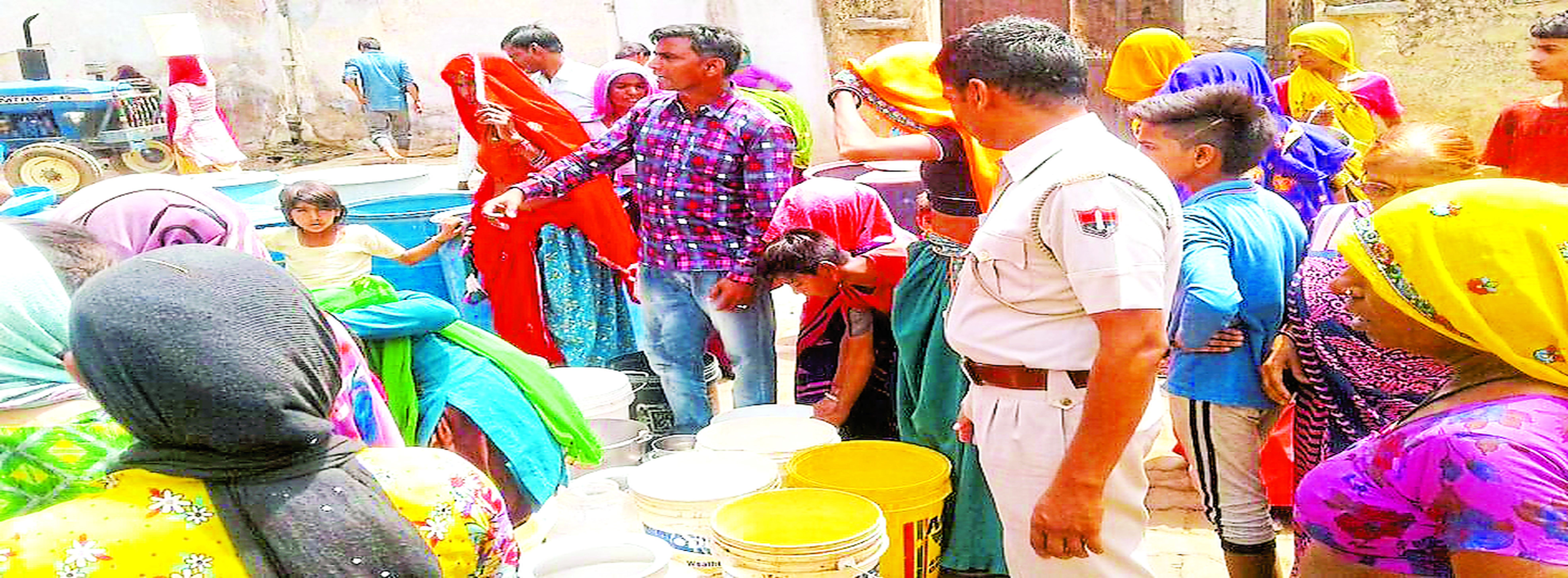 No Water supply in villages after storm in alwar
