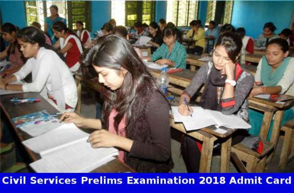 Civil Services Prelims Examination 2018 Admit Card