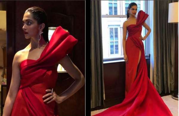 Met Gala 2018: कातिलाना अंदाज में जलवे बिखेरती दिखीं दीपिका, रेड गाउन ने किया सभी को आकर्षित