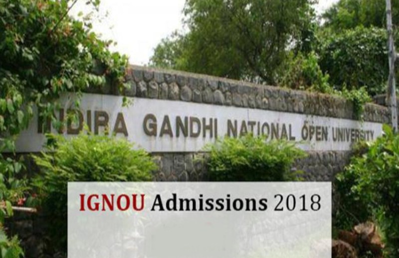 IGNOU Admission 2018