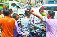 Staff shortage traffic police in bhilwara