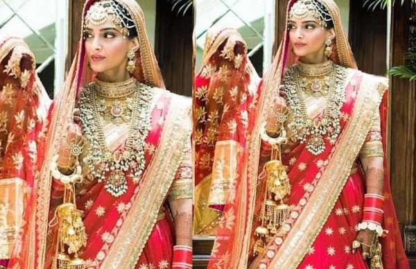 sonam kapoor wedding dress 