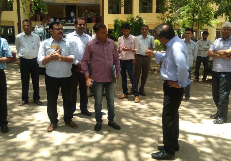 DM RP Pandey inspection government offices Hamirpur News