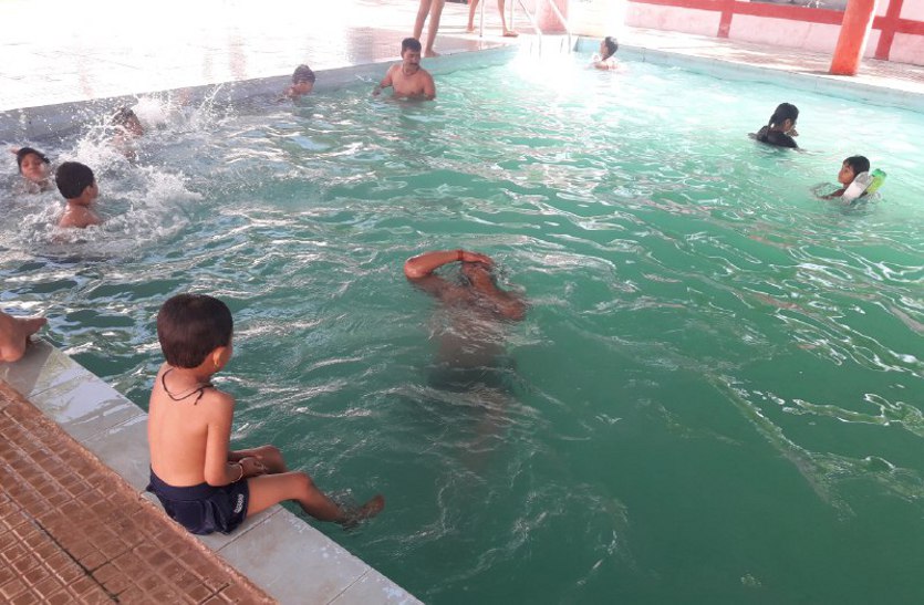 swiming pull, kids safty, rajgarh kids, patrika, rajgarh patrika, patrika bhopal, 
