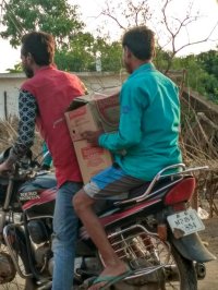 Illegal liquor sold in villages