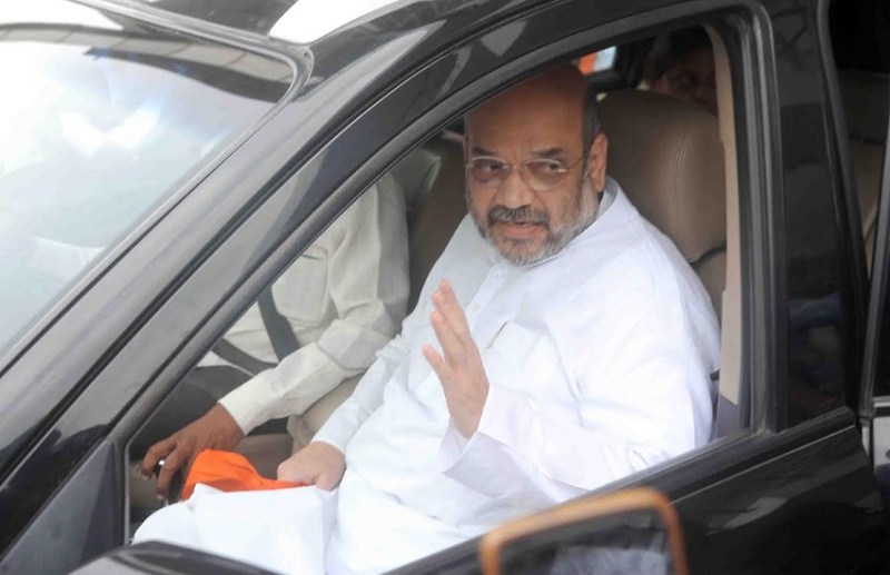 Amit Shah's convoy
