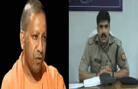 CM Yogi Adityanath and IPS Akash Kulari