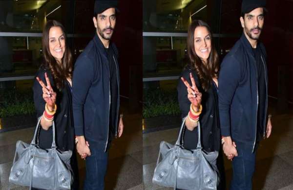 PICS: हनीमून पर अमरीका गई नेहा धूपिया, शादी के बाद एयरपोर्ट पर स्टनिंग लुक में नजर आईं