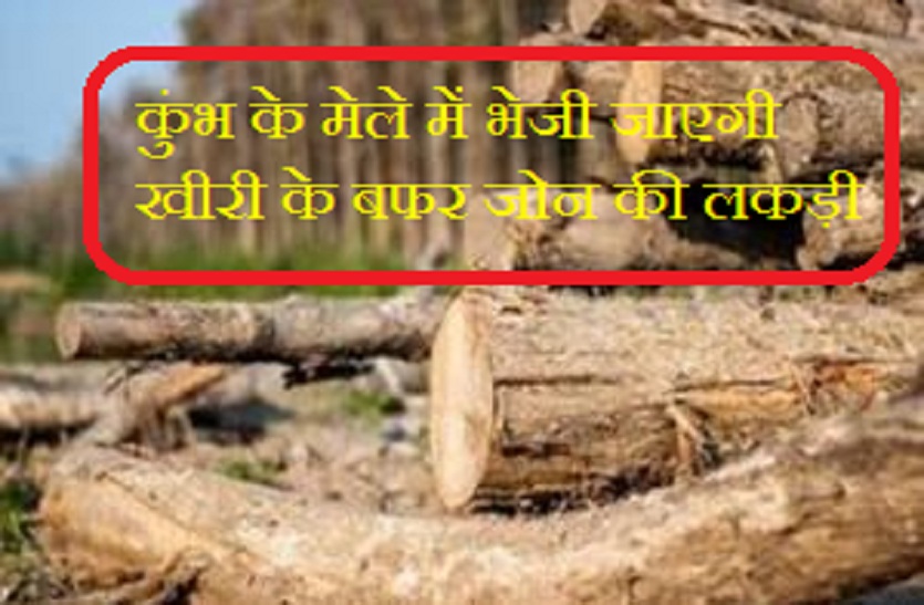 kheri buffer zone wood will send in Kumbh Mela