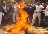   Lucknow Advocate protest 