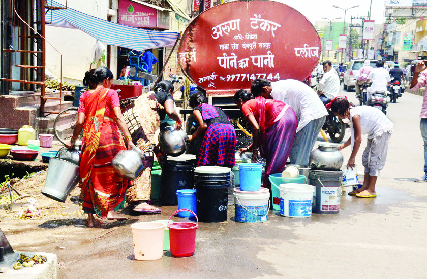 water problem in raipur