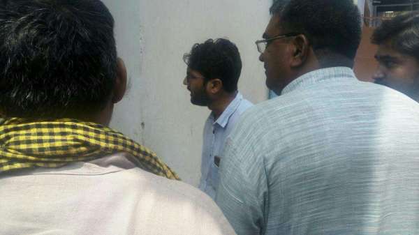 Jignesh mewani reached in khairthal of alwar