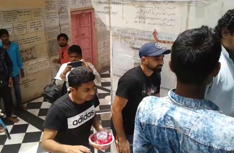cricketer Mohammad Shami reached Bramha temple of Pushkar