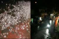 Thunderstorm in Sonbhadra