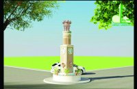 Panni lal chowk and lalta chowk Design of 3D view ready in satna