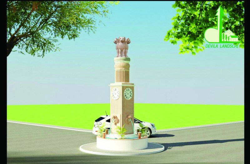 Panni lal chowk and lalta chowk Design of 3D view ready in satna