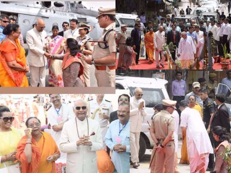 beautiful pics of president of india ram nath kovind's ajmer visit