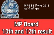 MP board 10th 12 result 2018