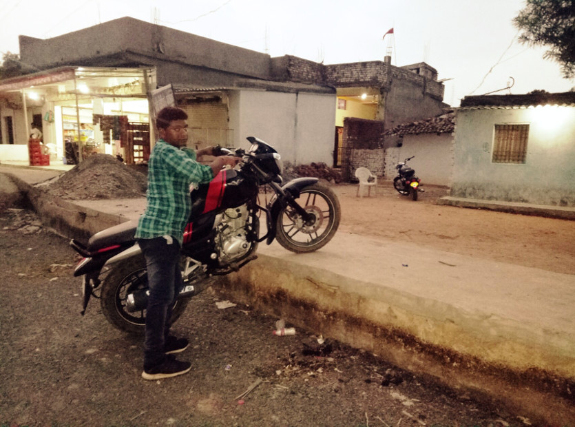 Bike climbed