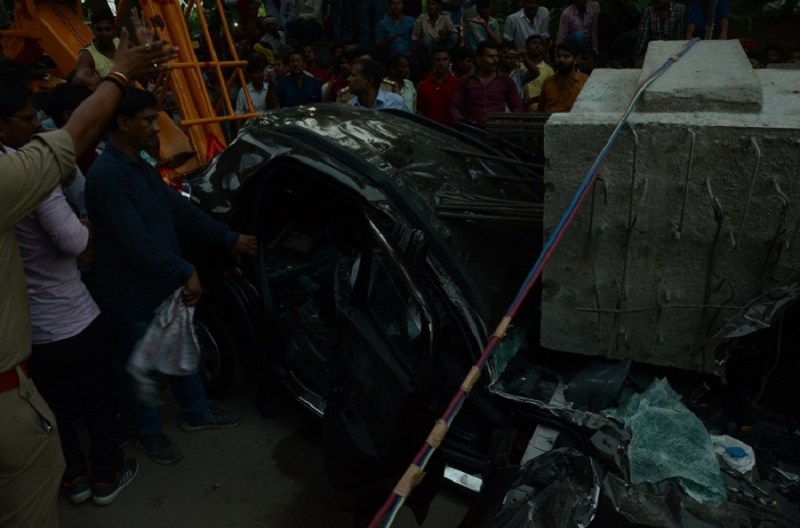 चौकाघाट फ्लाइओवर हादसा