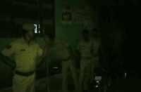 Stone after a fight the two sides in bhilwara