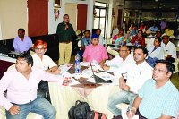 Family welfare program review meeting in satna